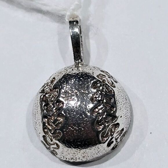VTG 925 STERLING SILVER 3D BASEBALL CHARM /PENDANT - Picture 2 of 4